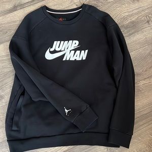 Jordan jump man sweat shirt black size xl